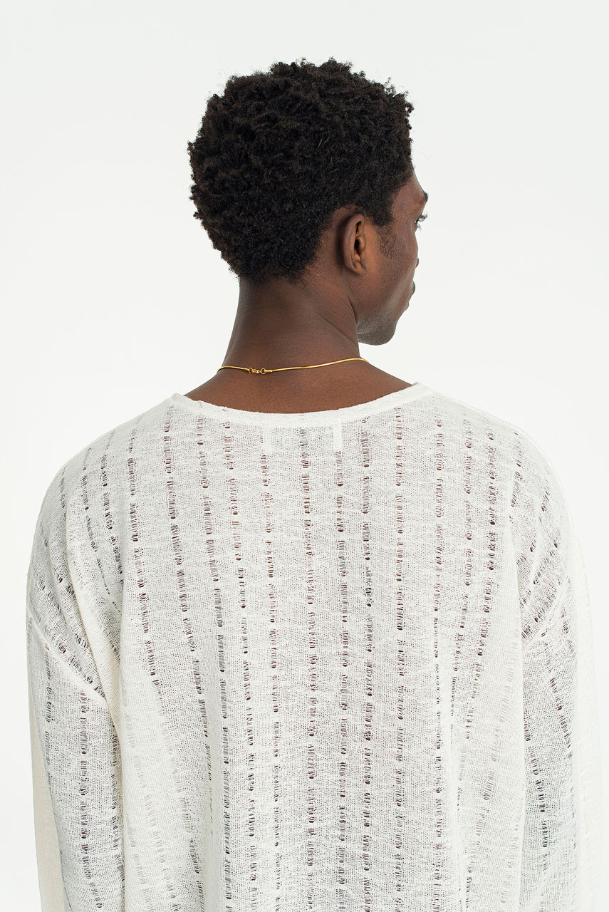 Menswear | Sheer Knit, Ivory