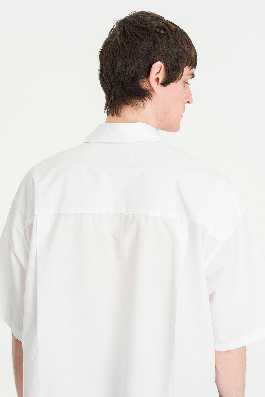 Menswear | Crop Office Shirt, White