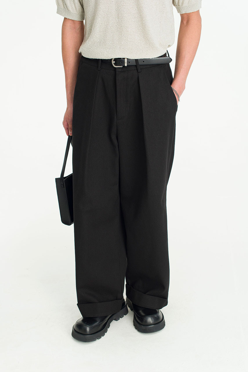 Menswear | Twill Cabra Pants, Black