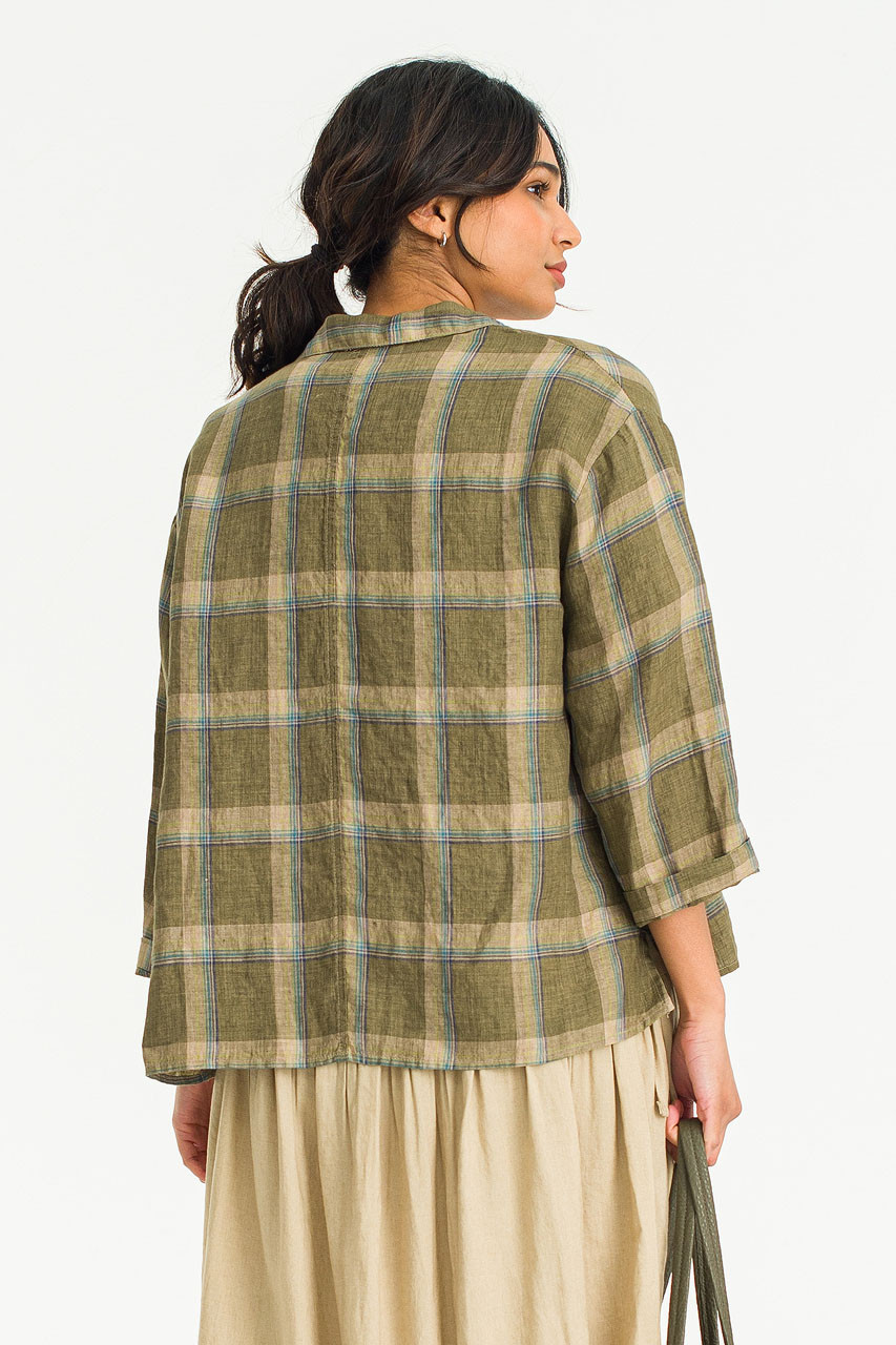 ジャケット・アウター andmary Coco check jacket ANDMARY】Coco check jacket