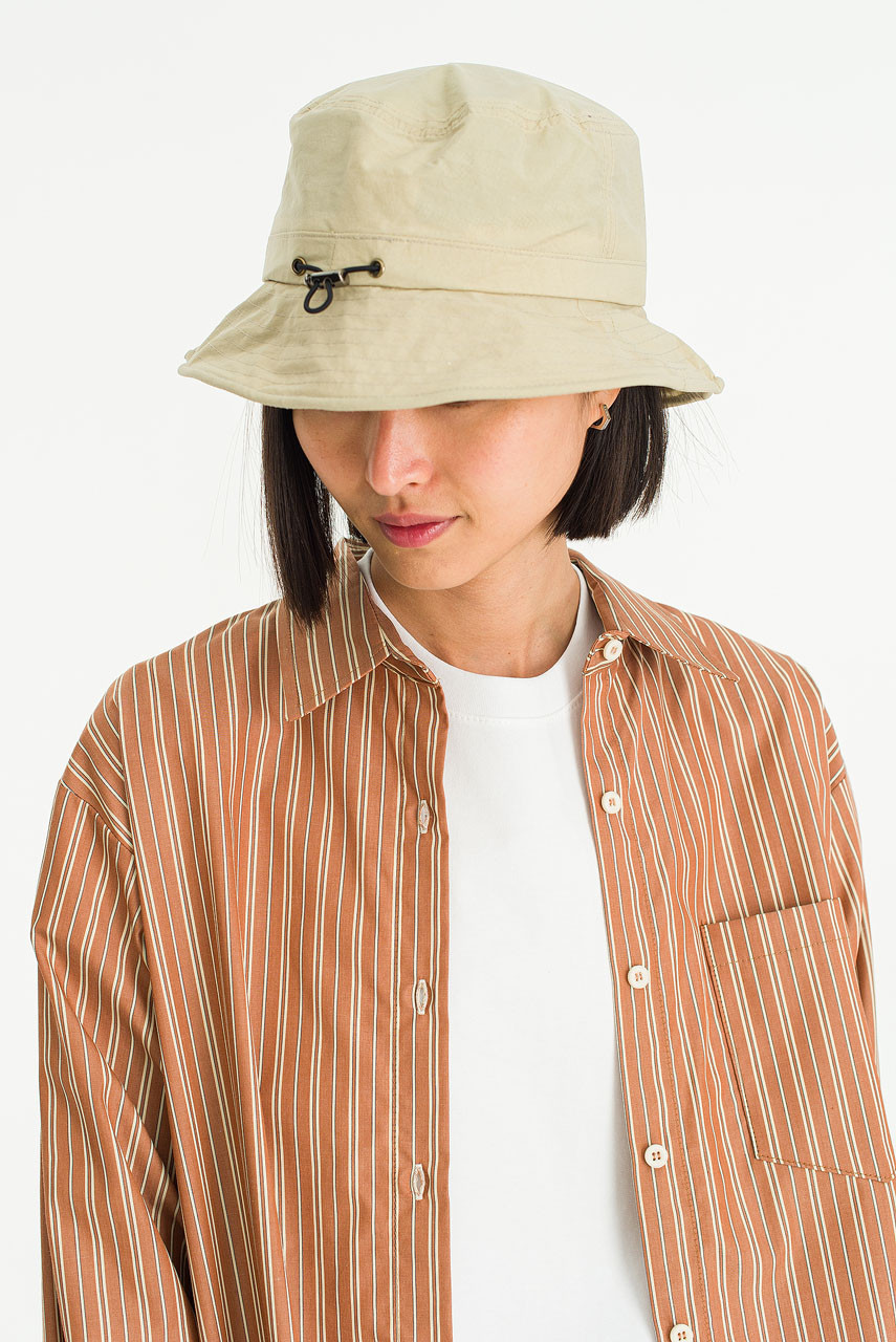 Plain Bucket Hat, Beige