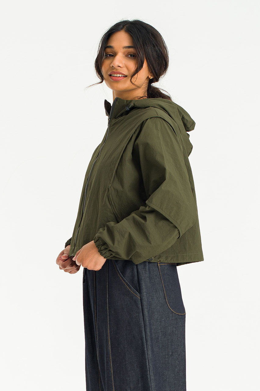 Hina Hoody Jacket, Khaki