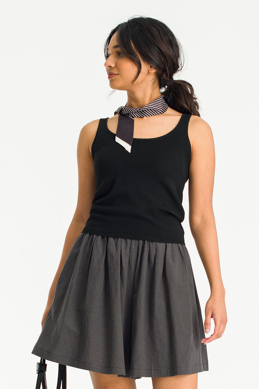 Lucia Sleeveless Jumper, Black