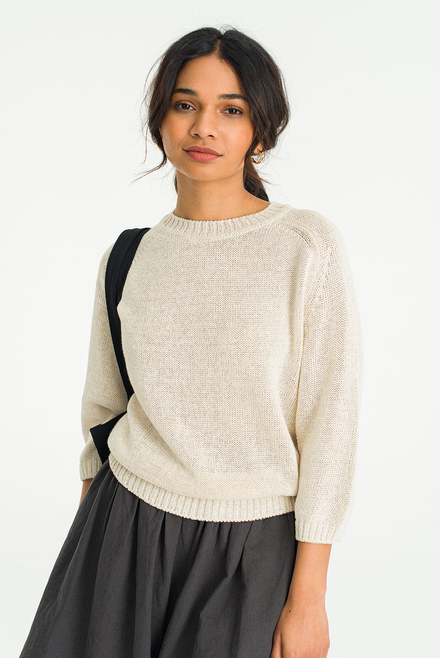 Agatha Raglan Jumper, Oat