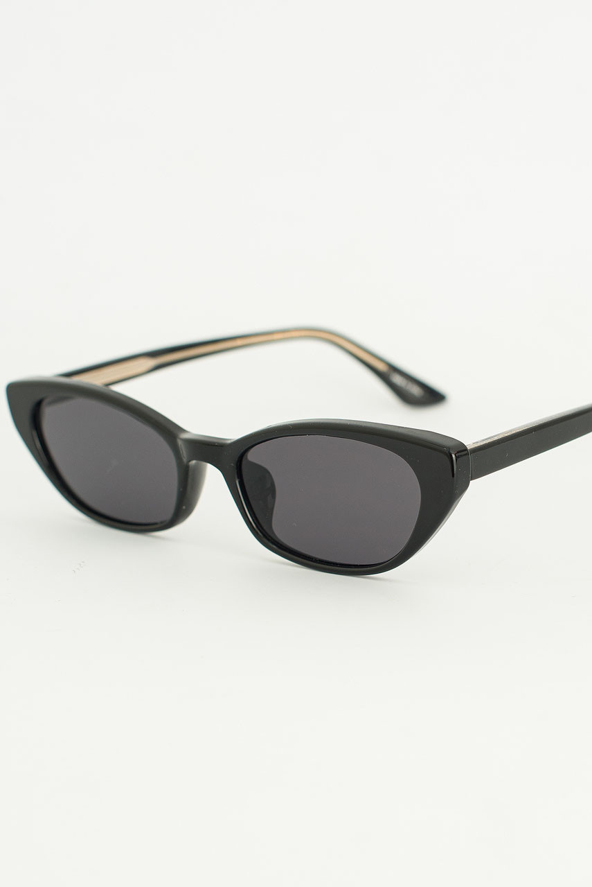 Kate Slim Sunglasses, Black