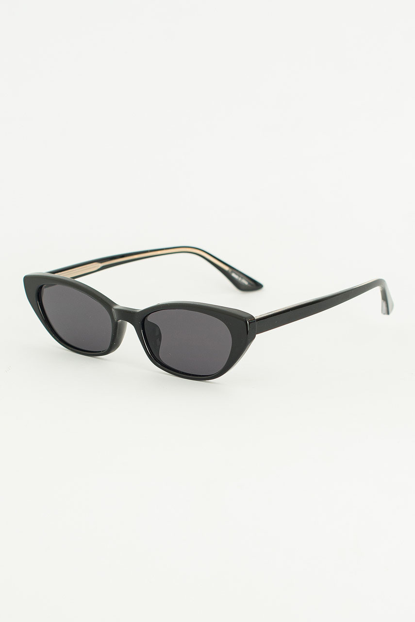 Kate Slim Sunglasses, Black