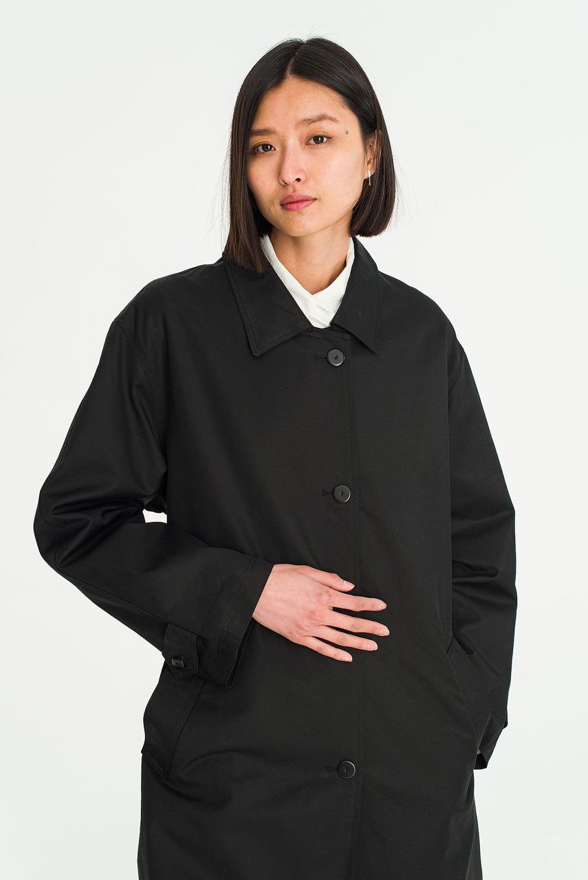 Mio Trench Coat, Black