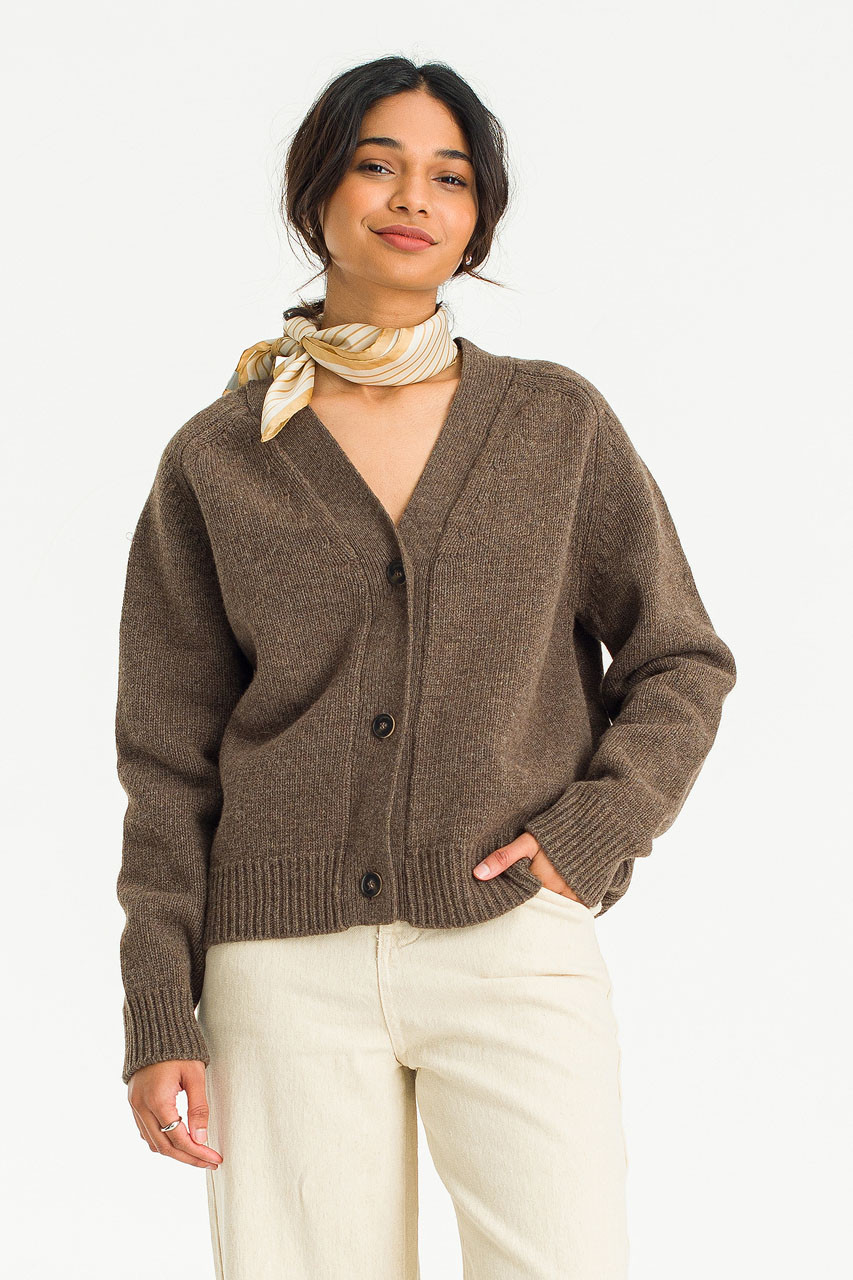 ennoy BUTTON CARDIGAN brown M