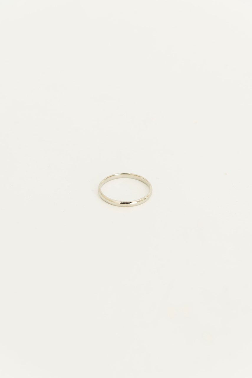 Menswear | Halo Ring, Silver Colour Plated