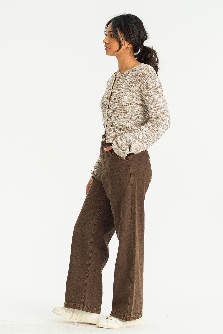 Lucia Cotton Pants, Brown