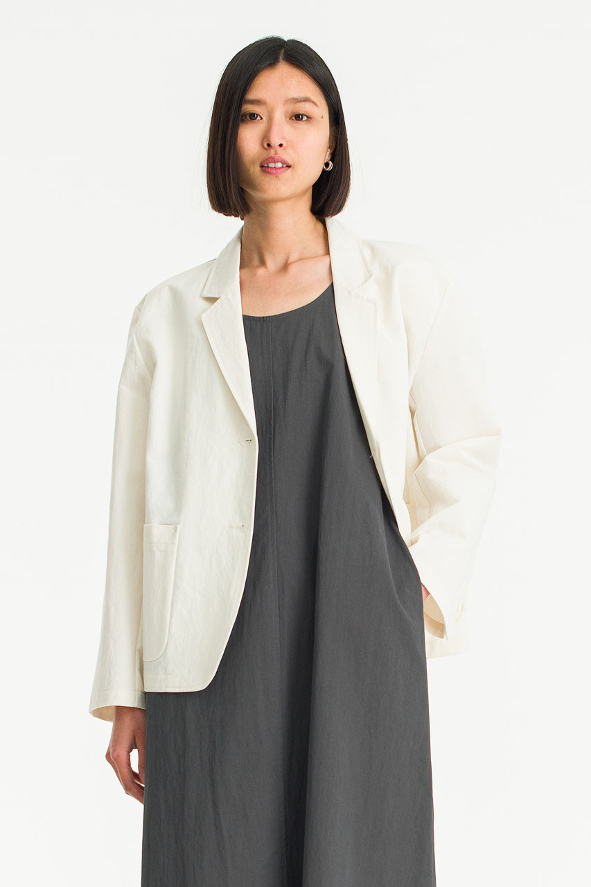 Cecilia  Twill Jacket, Ivory