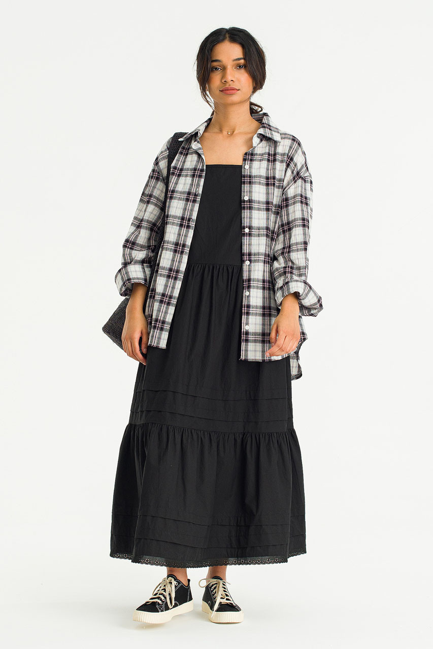 Claire Soft Check Shirt, Mint