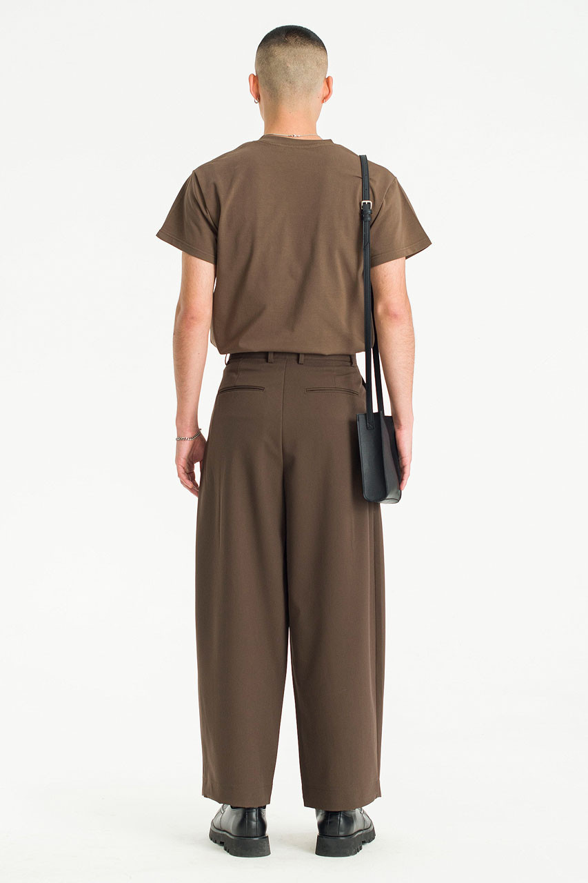 Menswear | Suit Balloon Pants, Brown