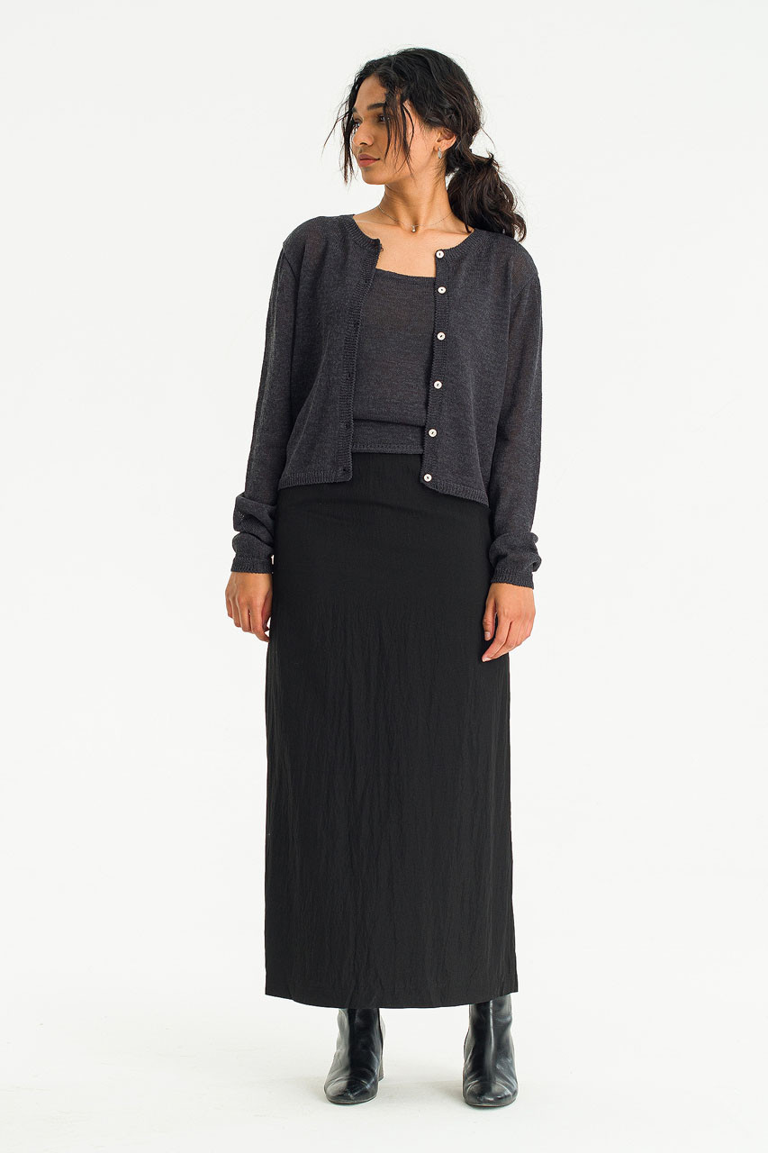 Momo Maxi Skirt, Black