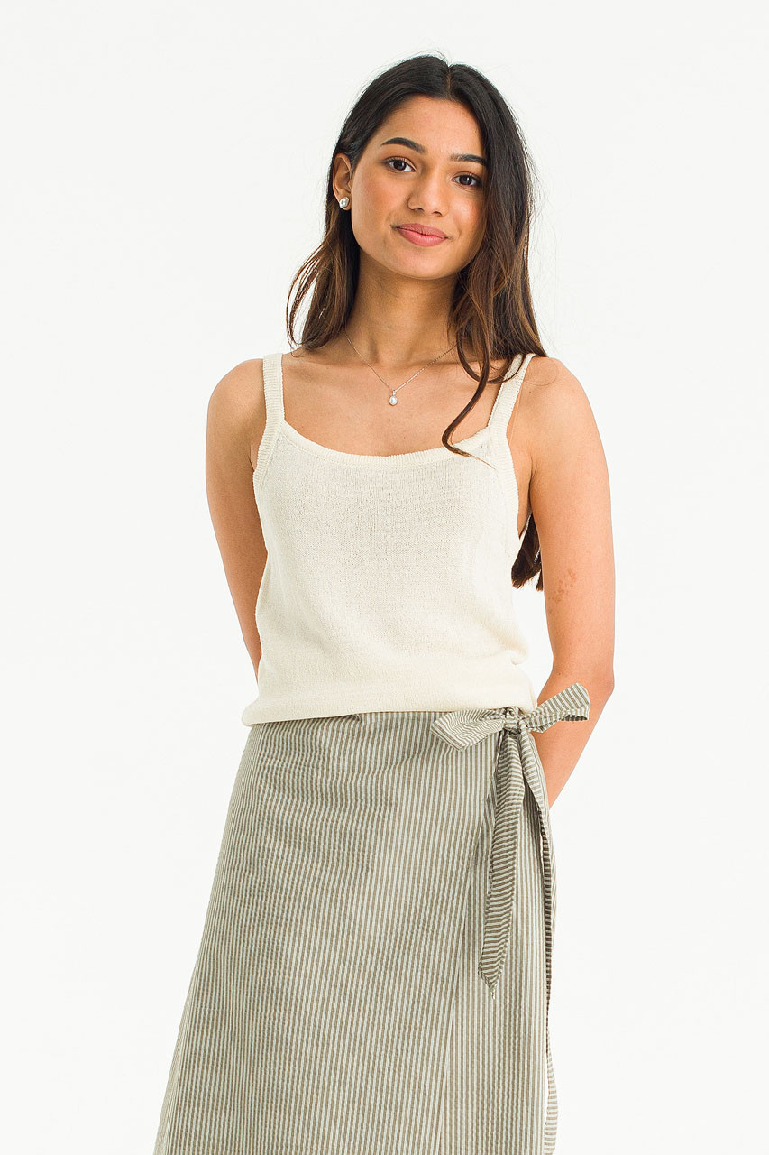 Janaina Knit Top And Cardigan Set, Cream