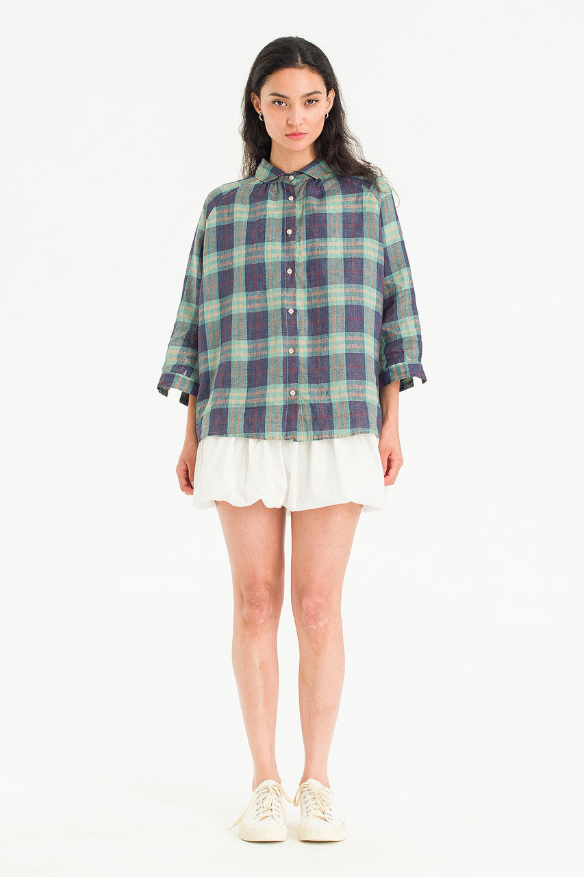 【PORTERNA】Gina Pumpkin Check Short Skirt Mommy's Little Pumpkin Plaid Overall Skirt Set – Mia Belle Girls
