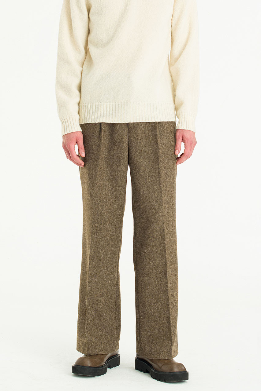 Menswear | Wide-Cut Volk Trousers, Hazel