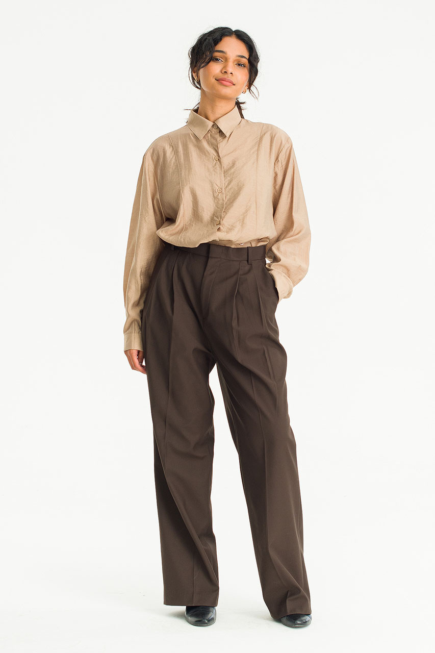 Mei Pintuck Trousers, Black