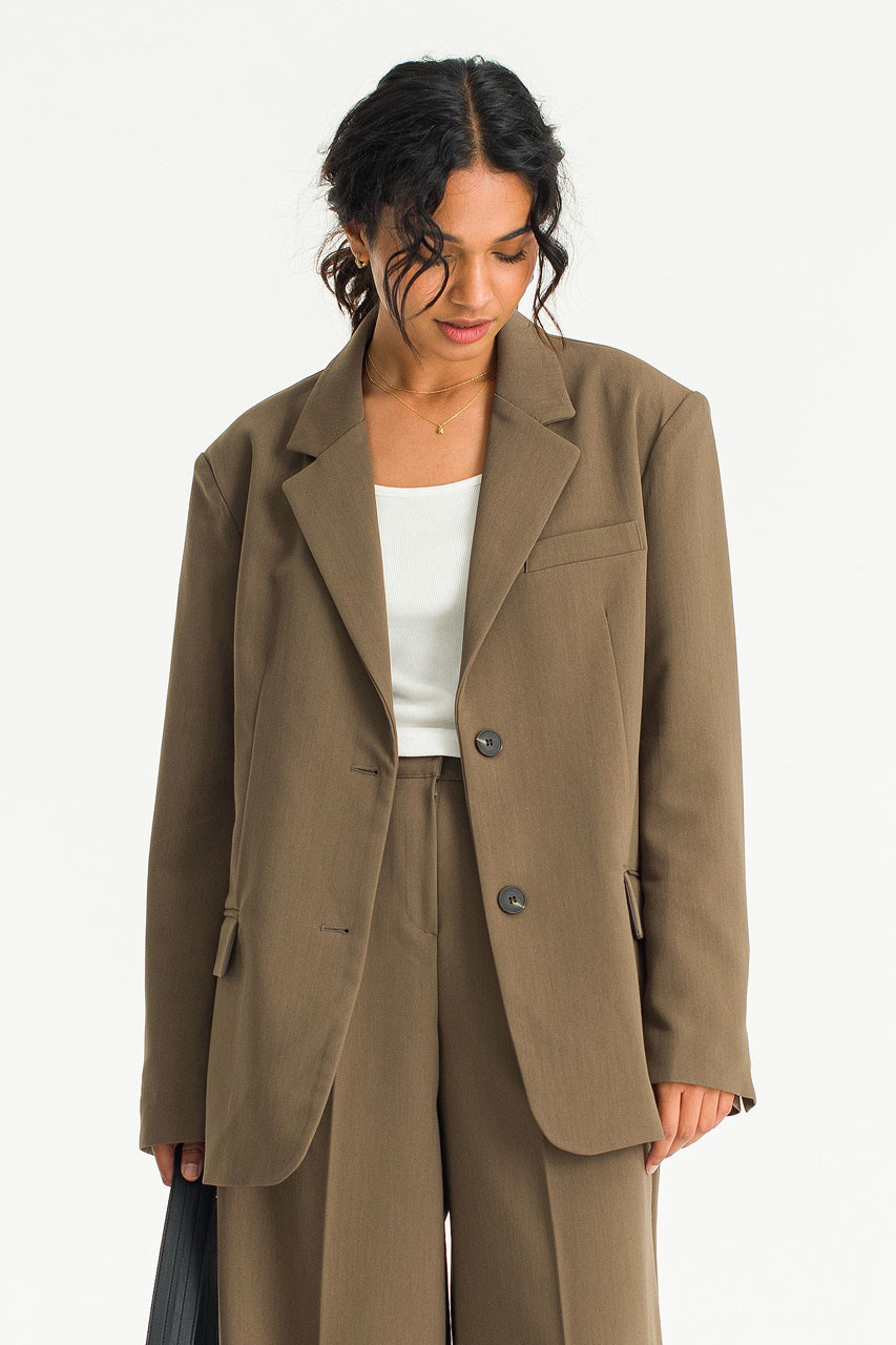 Yosi Boyfit Jacket, Mocha