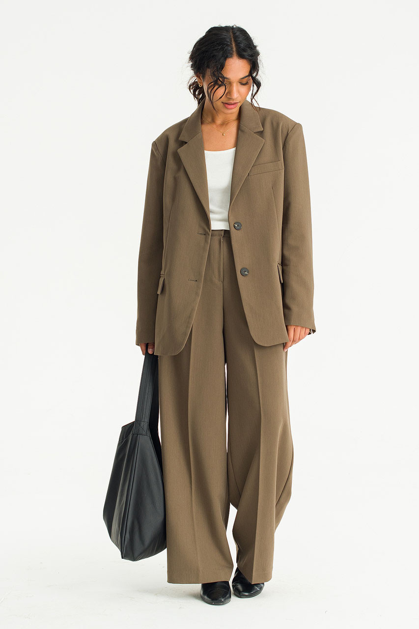 【INCHANT ME】Taize No-Collar Loose Fit Jacket INCHANT ME】Taize No-Collar Loose Fit Jacket