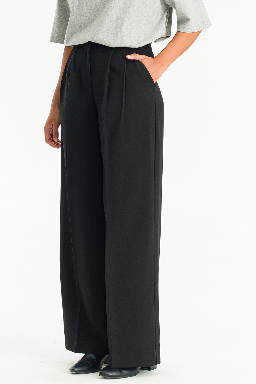 Yosi Boyfit Trousers, Black