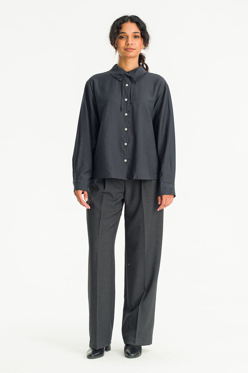 Emily Pintuck Trousers, Charcoal