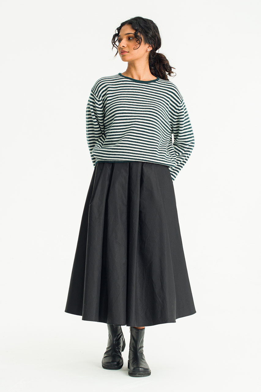 Camila Long Skirt, Black