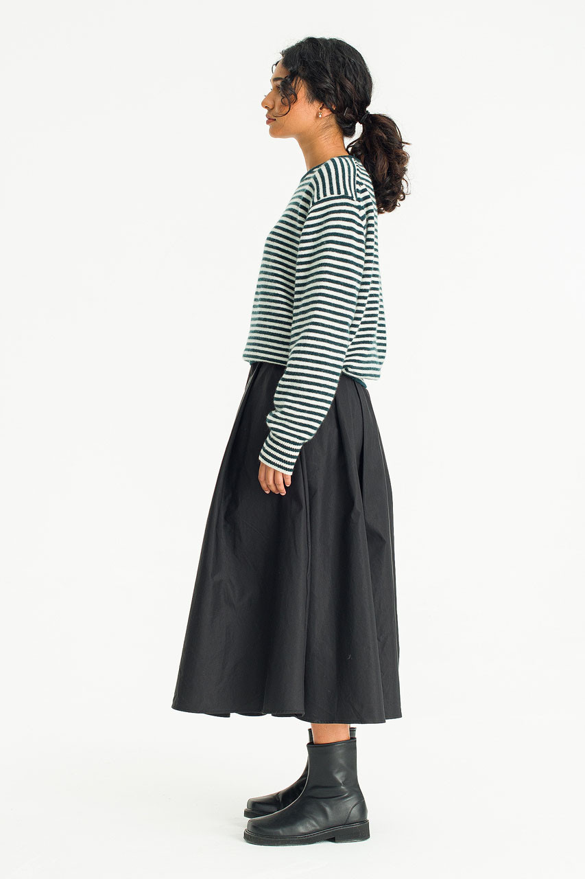 Camila Long Skirt, Black