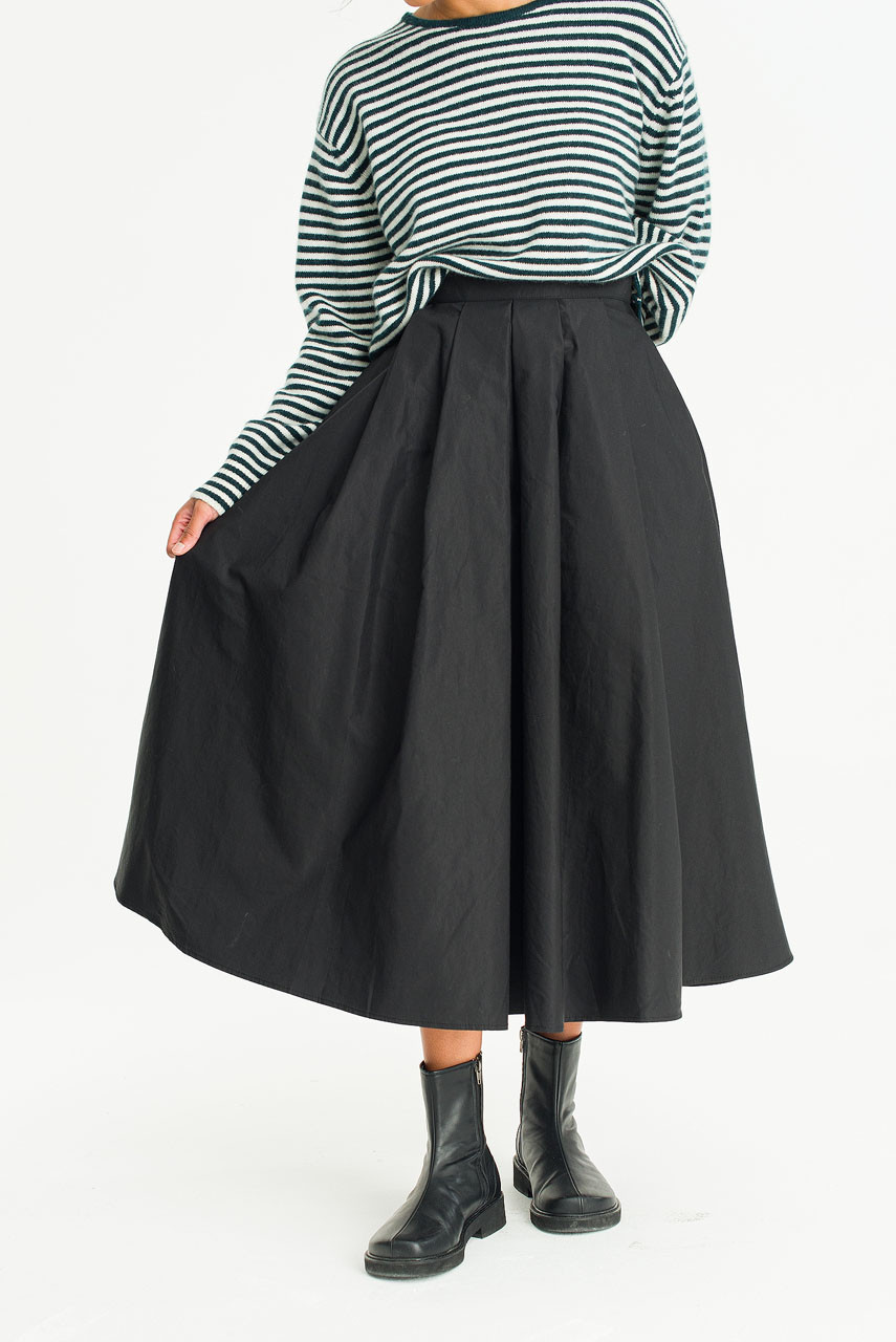 Camila Long Skirt, Black