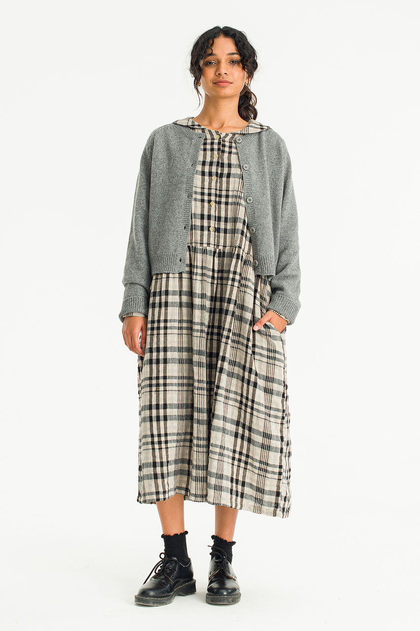 【COSYHARU】Modern argyle cardigan Bershka Argyle Cardigan Black White Charcoal Grey Mens