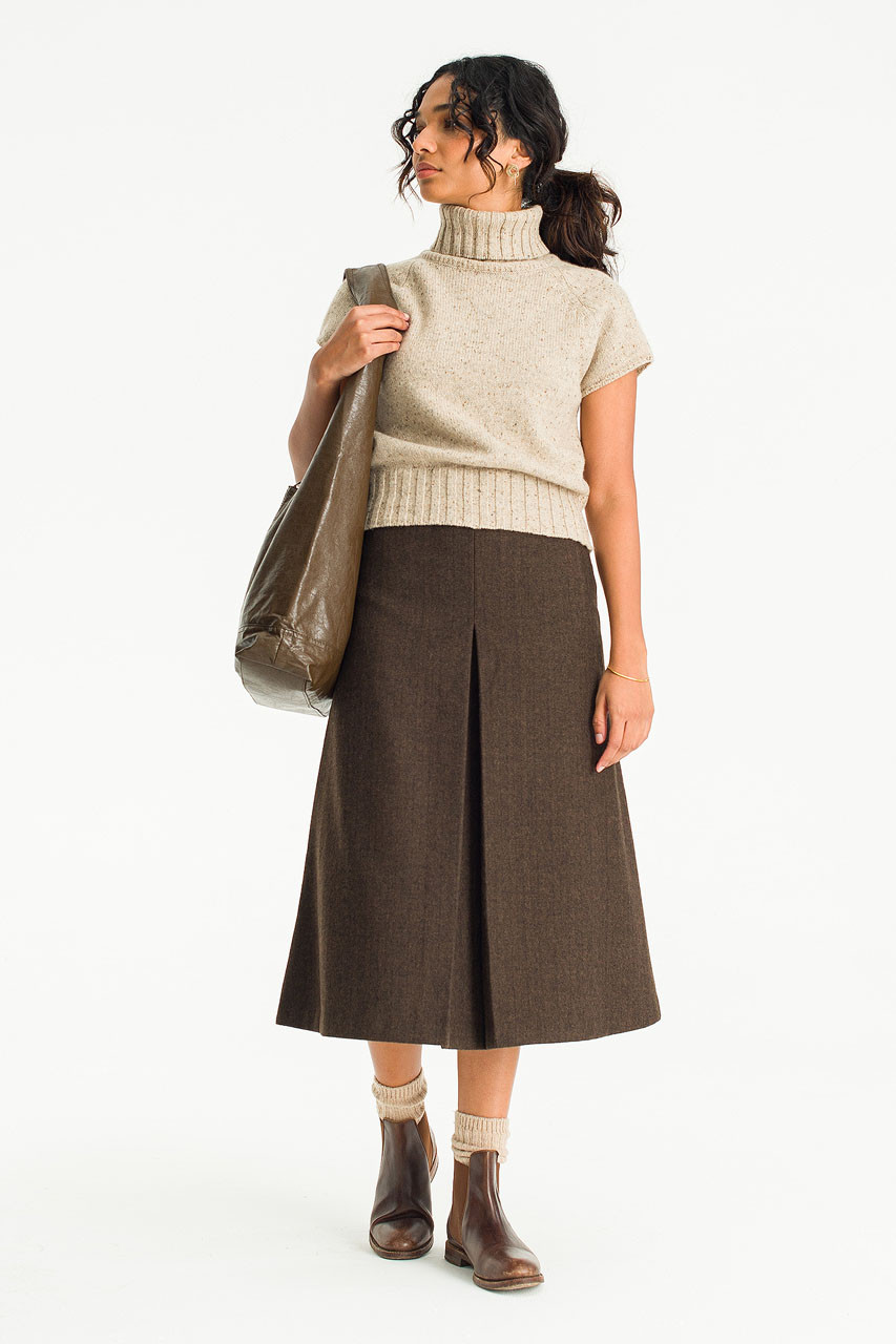 スカート Mel gather skirt brown andmary Mel gather skirt andmary brown Sサイズ ANDMARY】Mel gather skirt