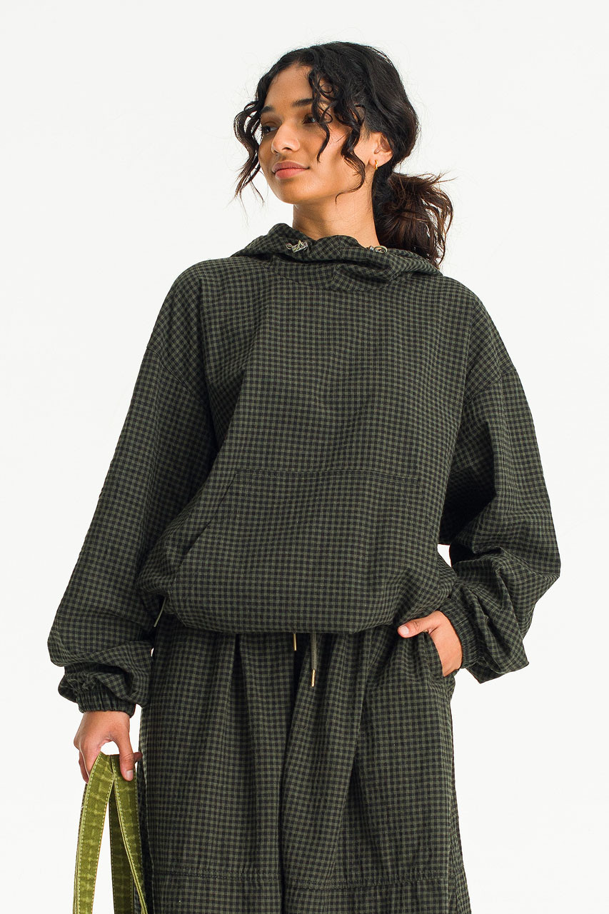 Kona Anorak, Khaki Gingham