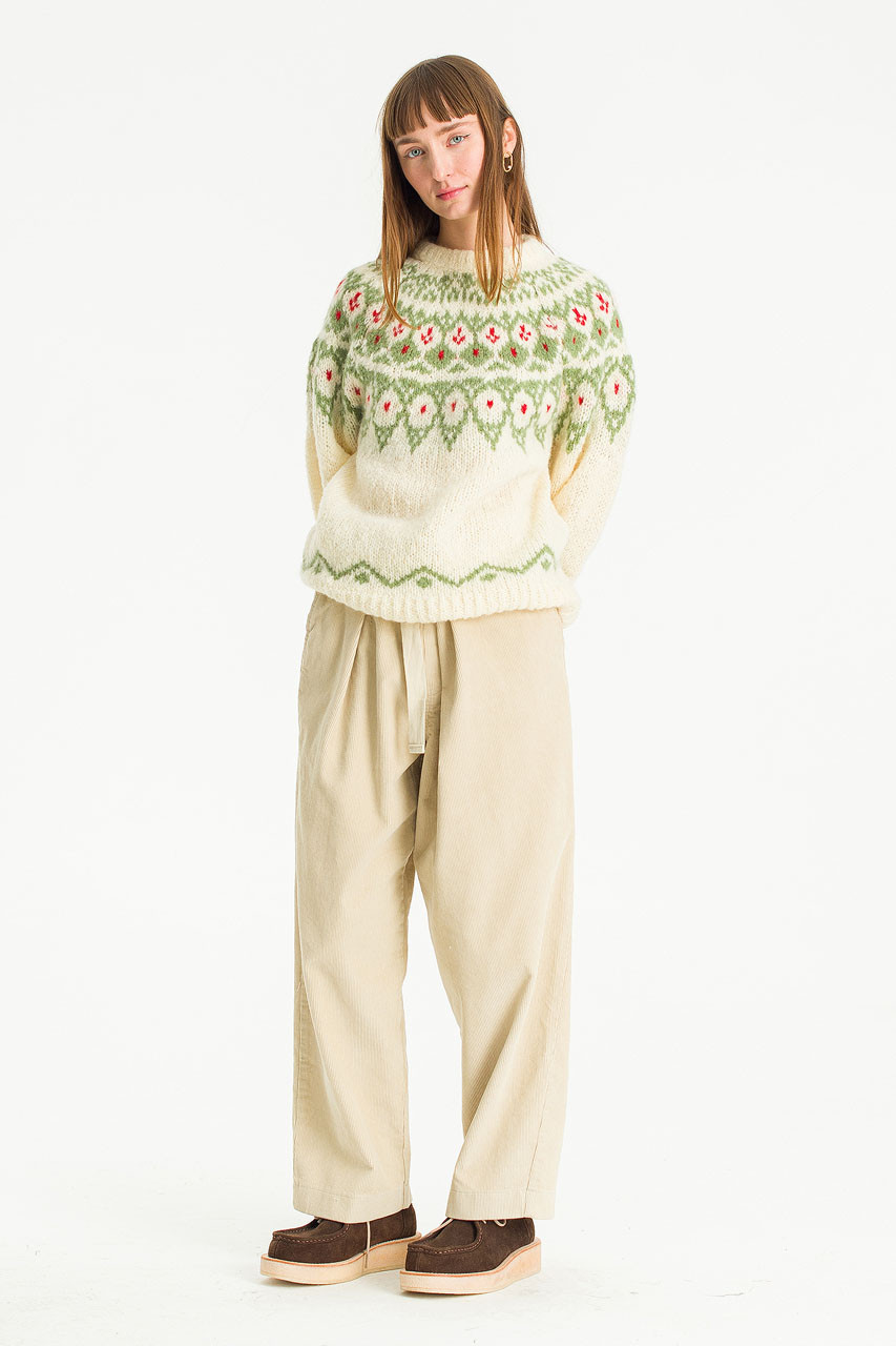Asuka Nordic Jumper, Green