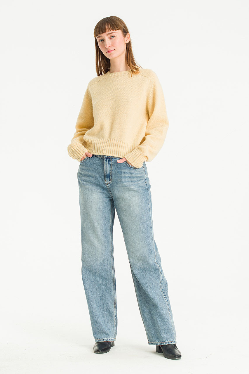 Tai Mid Blue Washed Jean, Mid Blue