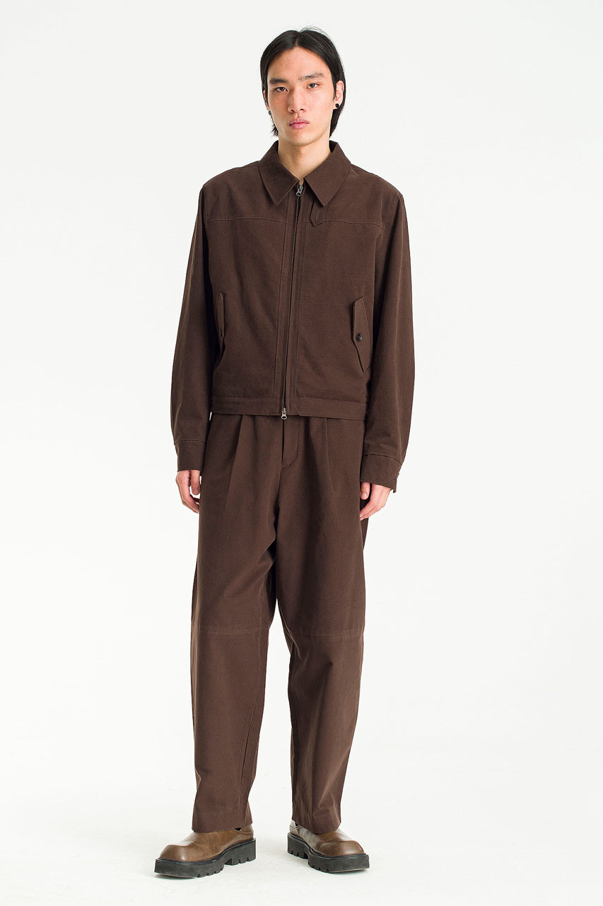 Menswear | Brushed Set Pants, Brown