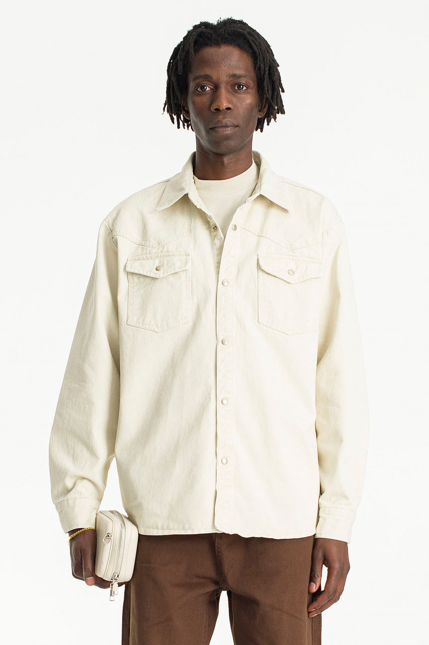 Menswear | Western Shirt, Cream
