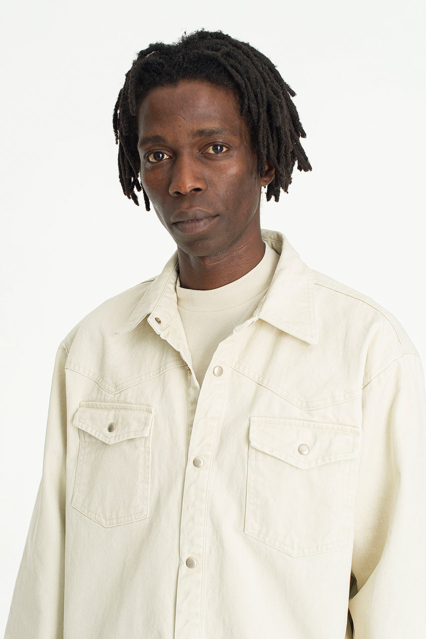 Menswear | Western Shirt, Cream