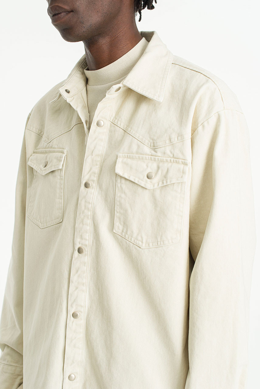 Menswear | Western Shirt, Cream