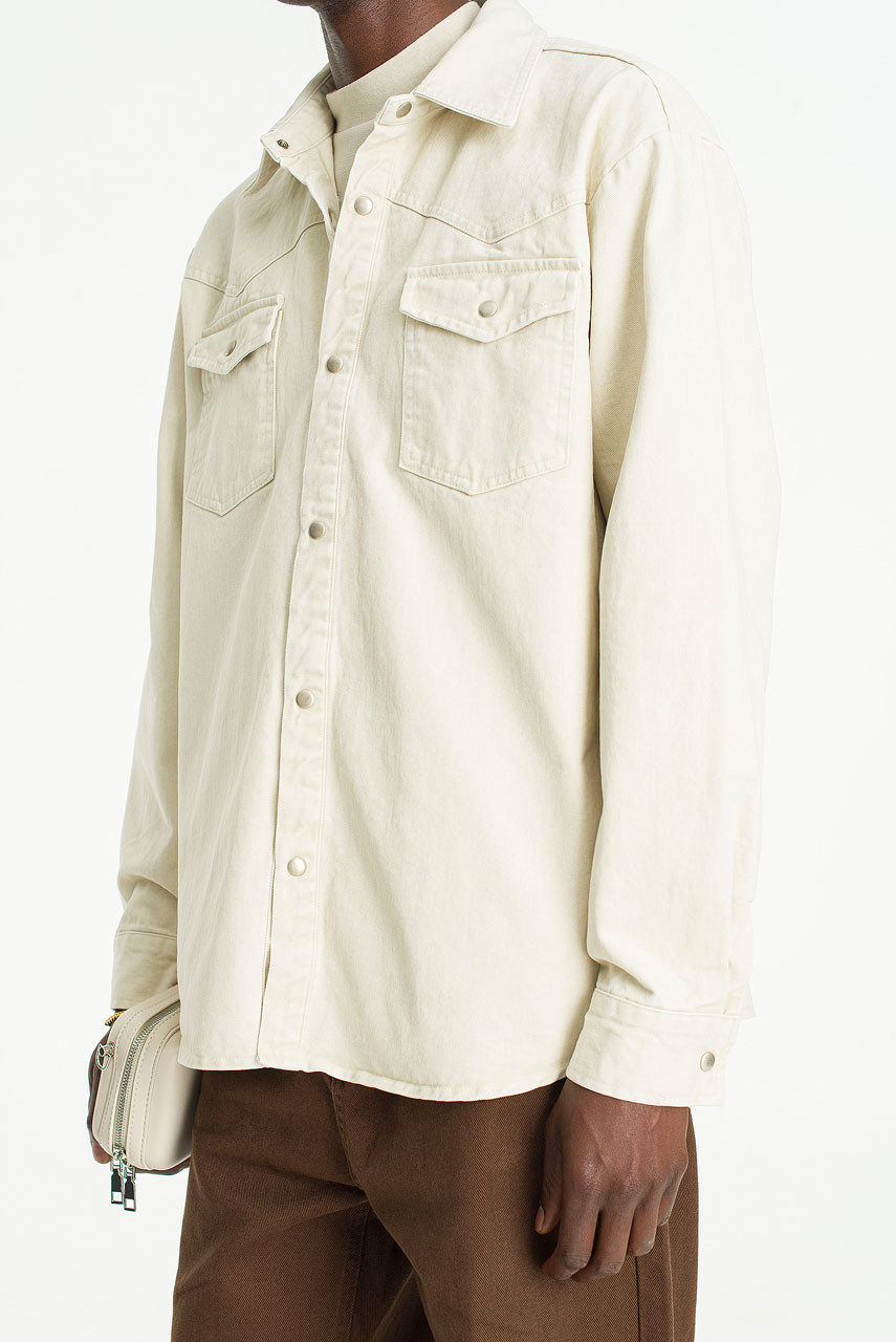 Menswear | Western Shirt, Cream