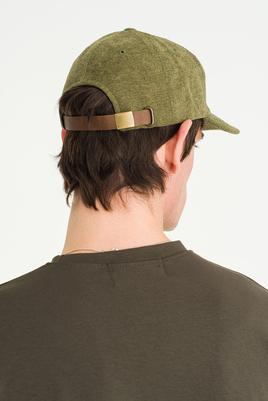 Menswear | Suede-Effect Cap, Khaki