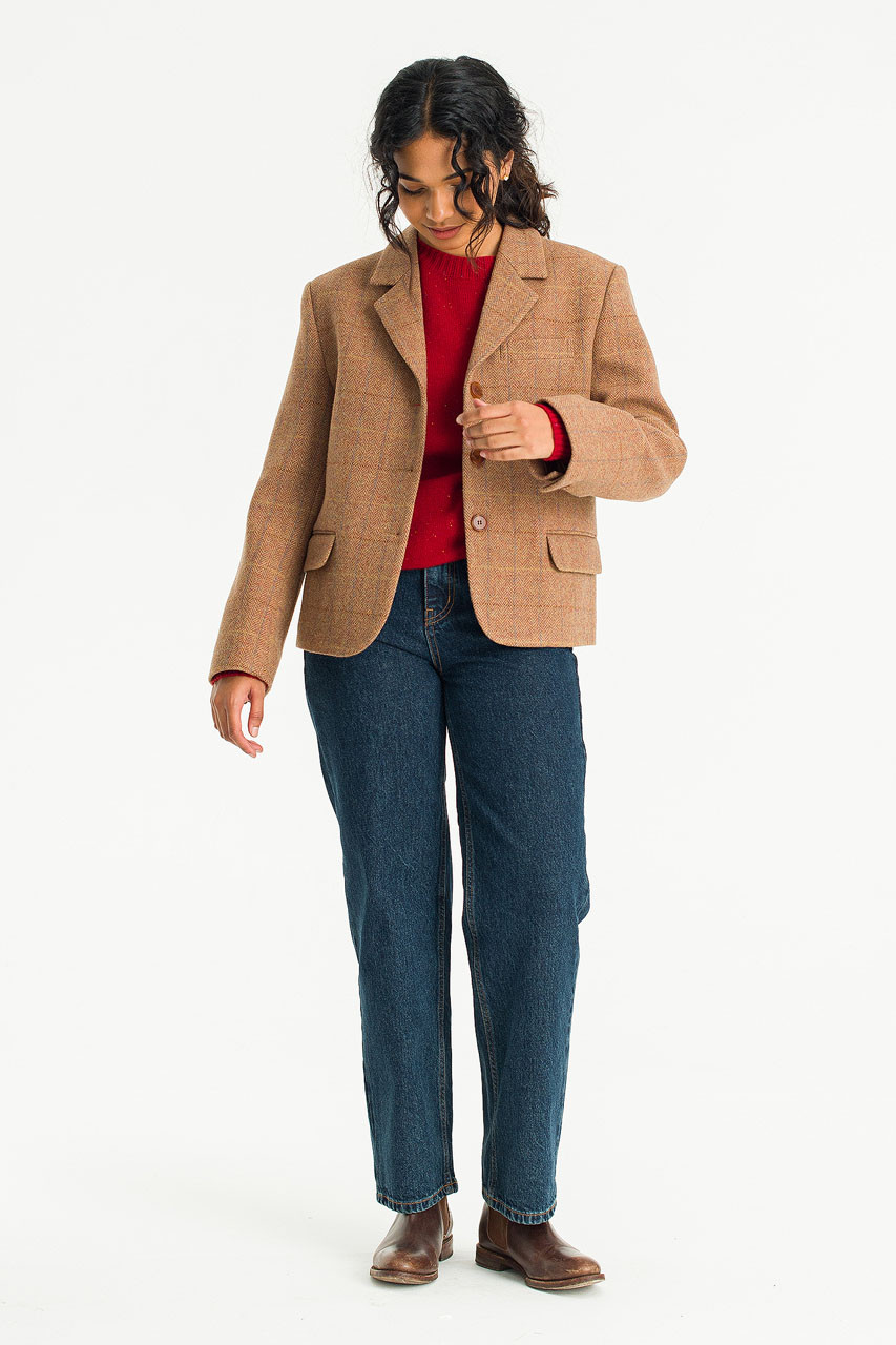 Hinika Harris Tweed Jacket, Brown