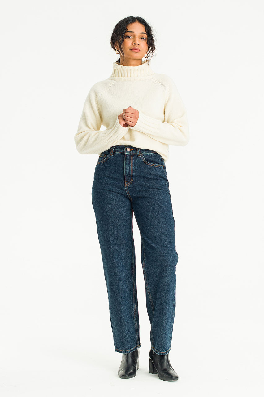 Hina Denim Jean, Mid Blue