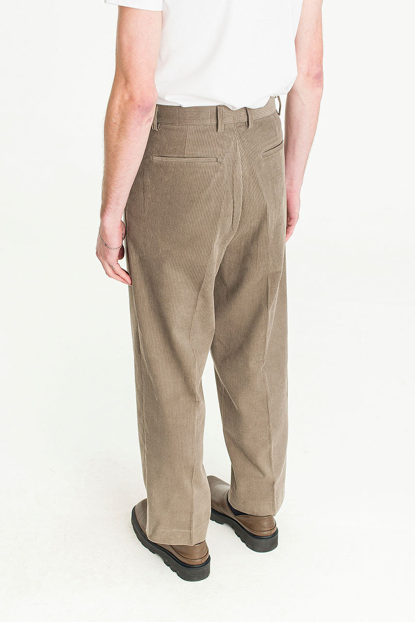 カーゴパンツ AFTER PRAY Corduroy Carpenter Pants Mocha AF24FWBTLP1CTX001C Menswear | Pintuck Cord Pants, Mocha