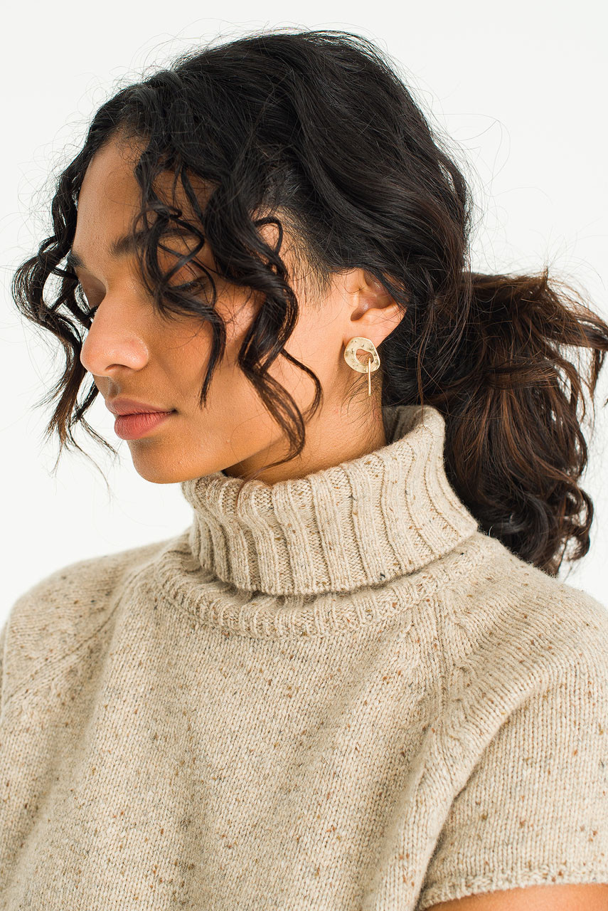 Penelope Drop Earrings, Gold