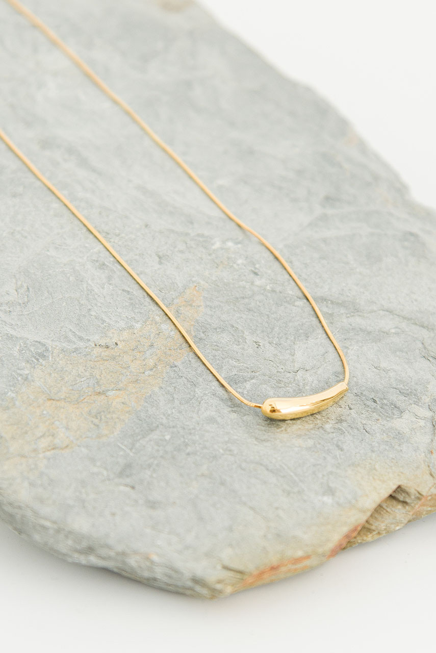 Droplet Necklace, Gold