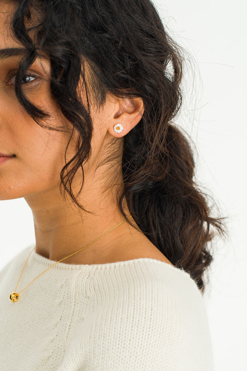 Sakura Studs, Gold