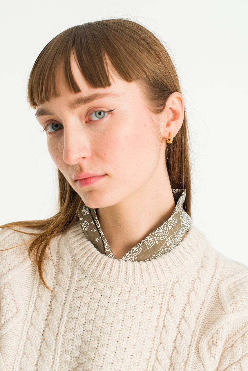 Willow Twine Earrings, Gold