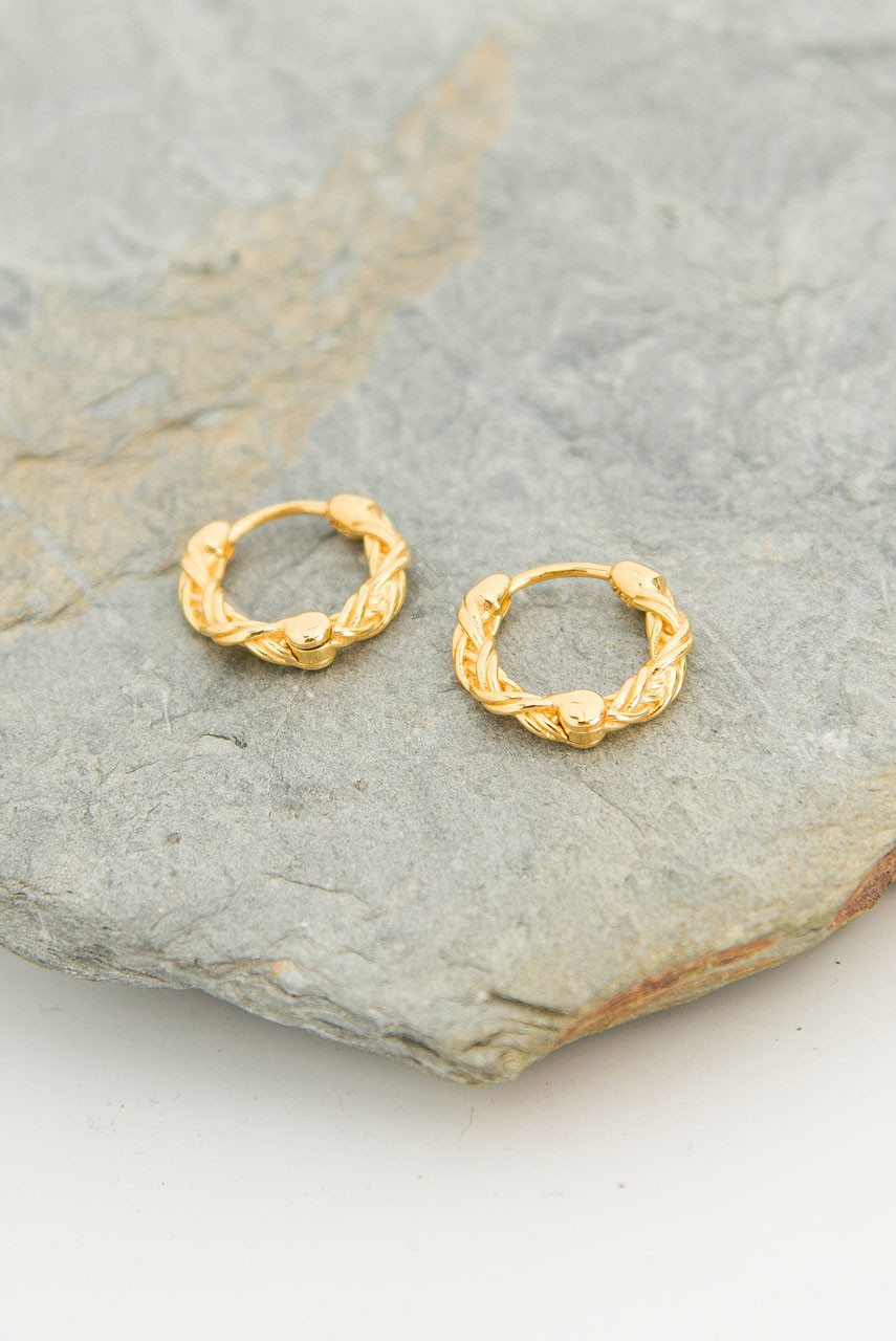 Willow Twine Earrings, Gold
