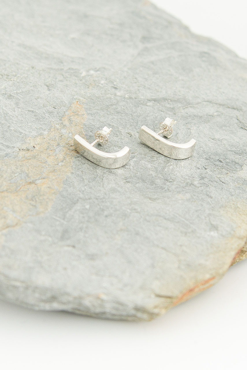 Grace Earrings, Silver