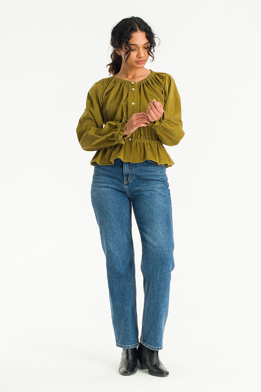 Ana Dark Blue Jean, Dark Blue - Main Image